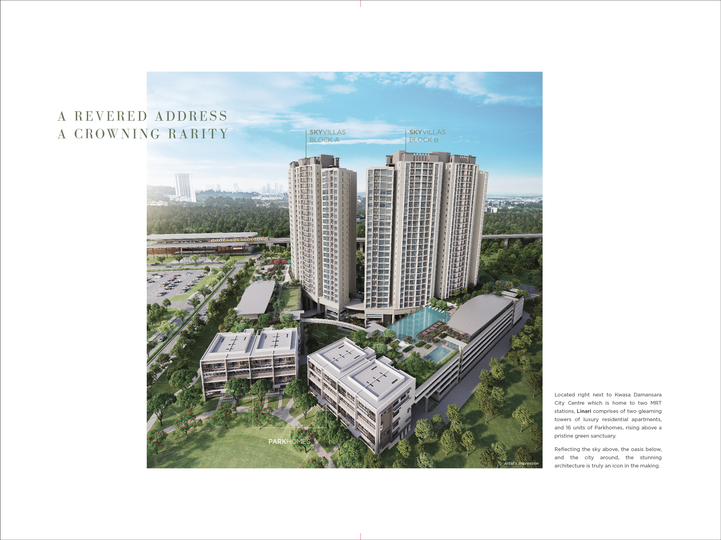 Linari @ Kwasa Damansara aerial view
